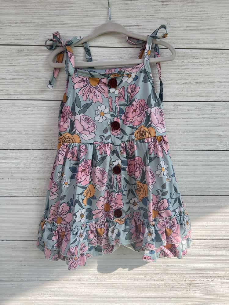 Floral Button Dress