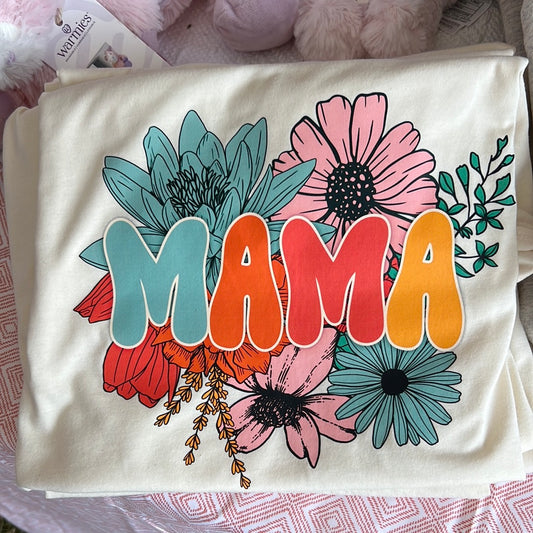 Mama Floral Tee