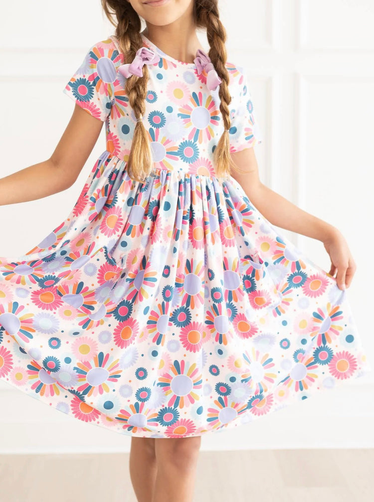 Spring Flowers Twirl Dress