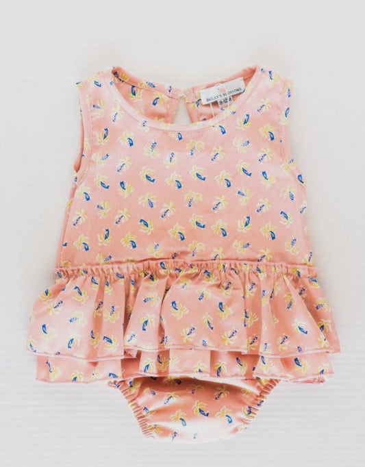 Palm Tree Dreams Bubble Romper