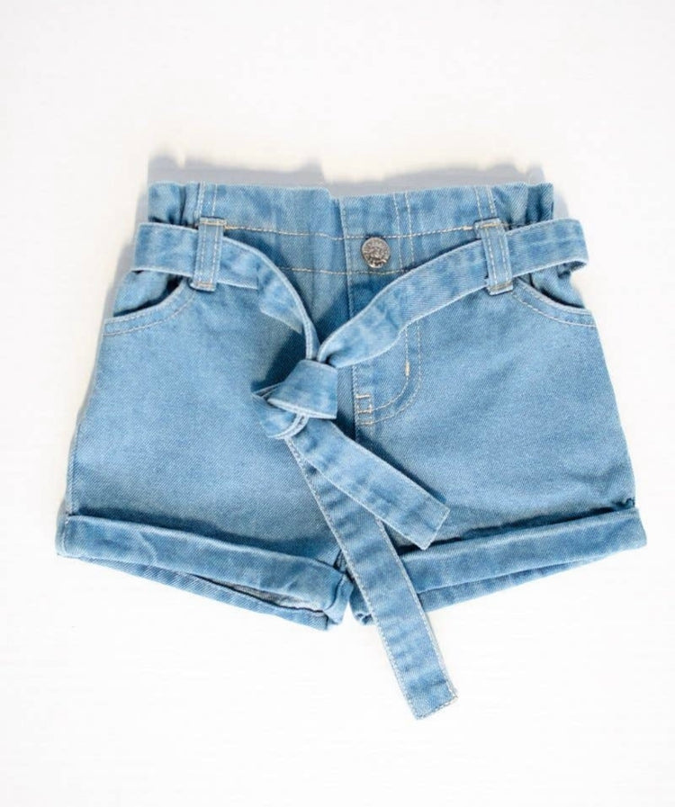 Uptown Girl Tie-Waist Shorts